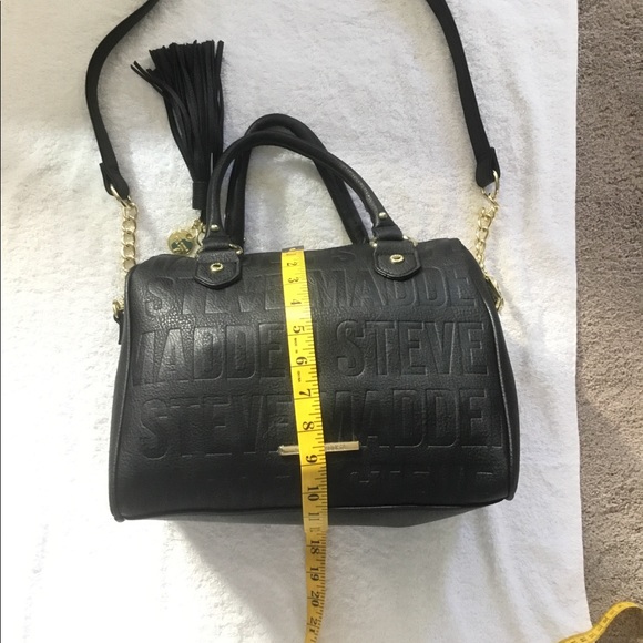 NWT, Gorgeous Steve Madden Satchel, Black In Color - Picture 5 of 8